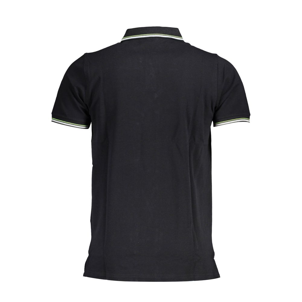 Norway 1963 Black Cotton Men Polo Shirt