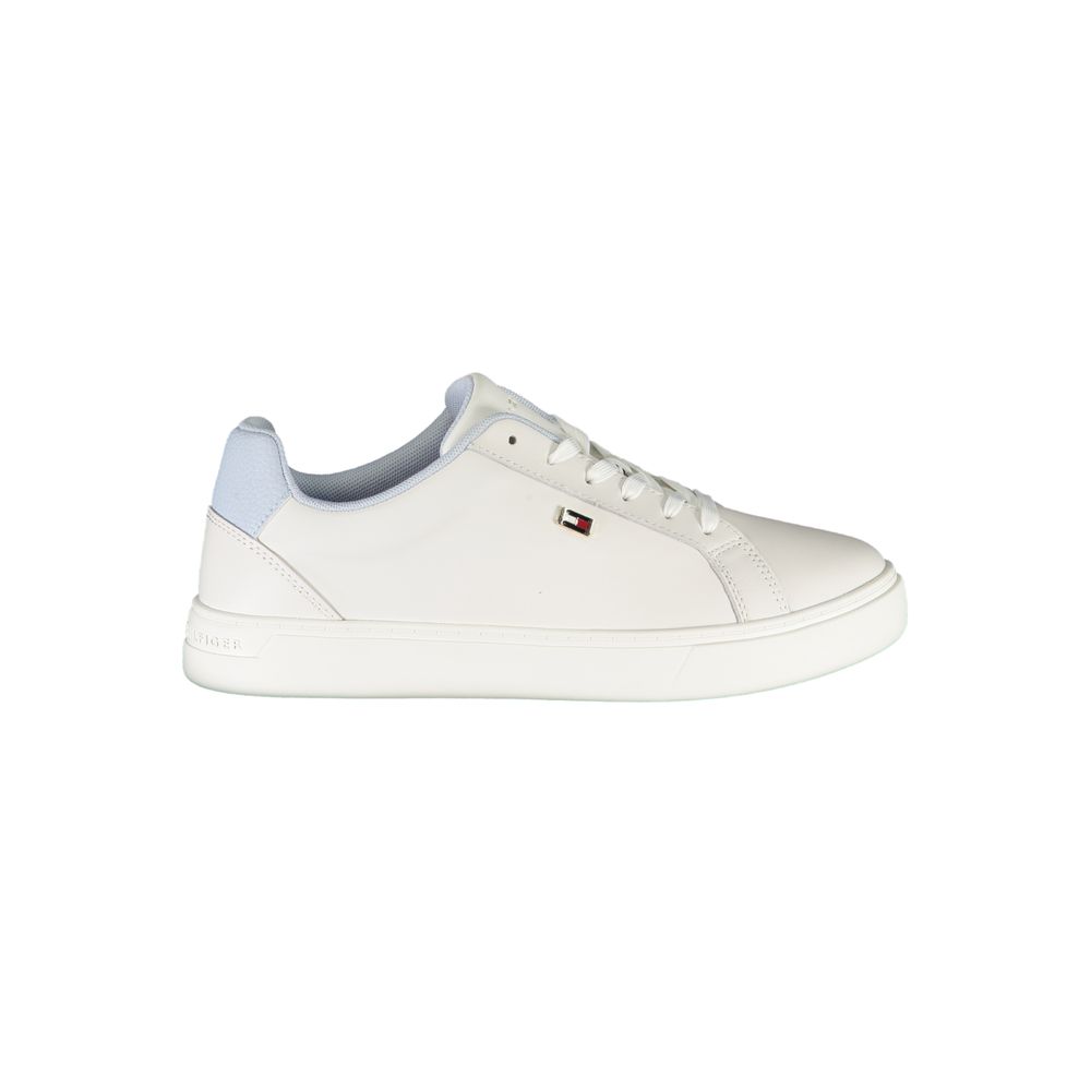 Tommy Hilfiger White Polyester Sneaker - EU36/US6