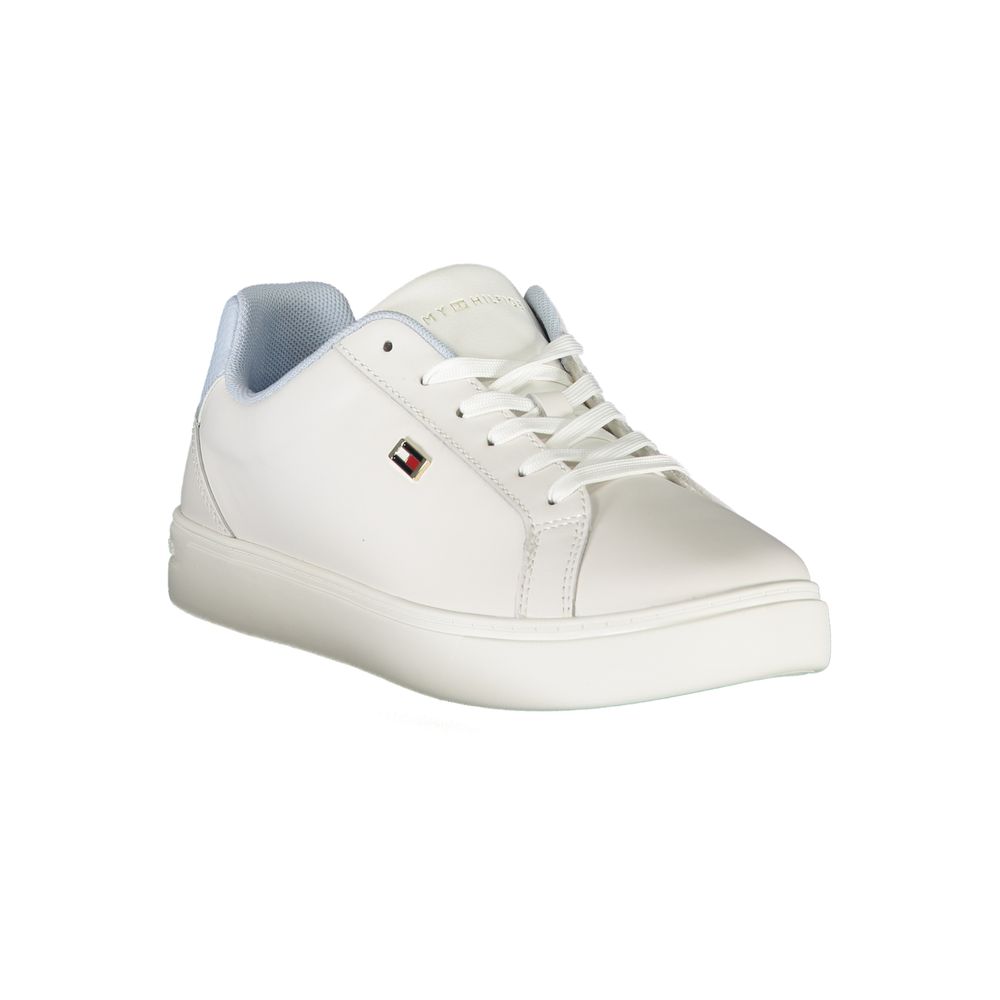 Tommy Hilfiger White Polyester Sneaker - EU36/US6