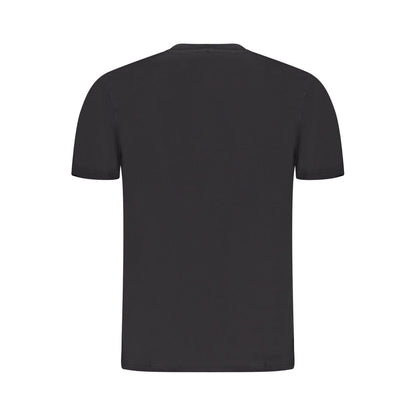 North Sails Black Cotton Men T-Shirt