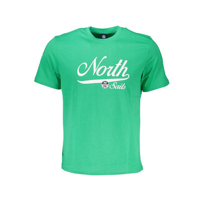 North Sails Green Cotton T-Shirt - S