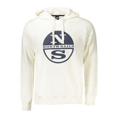 North Sails White Cotton Men Sweater