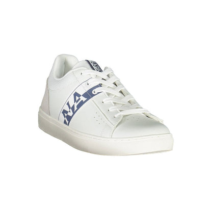 Napapijri White Leather Men Sneaker