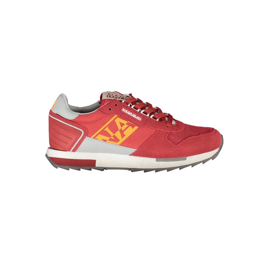 Napapijri Red Polyester Men Sneaker