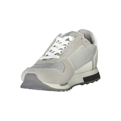 Napapijri Gray Polyester Men Sneaker