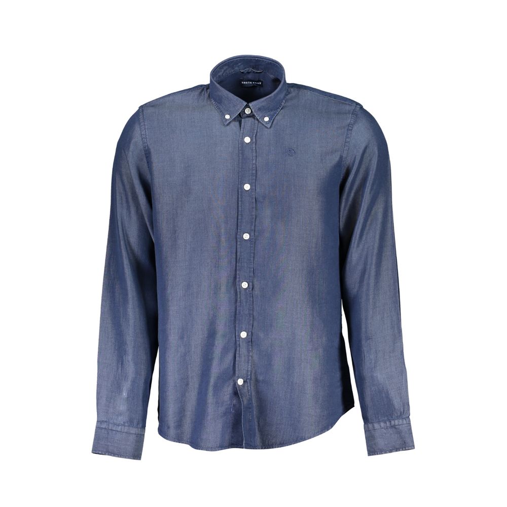 North Sails Blue Lyocell Shirt - S