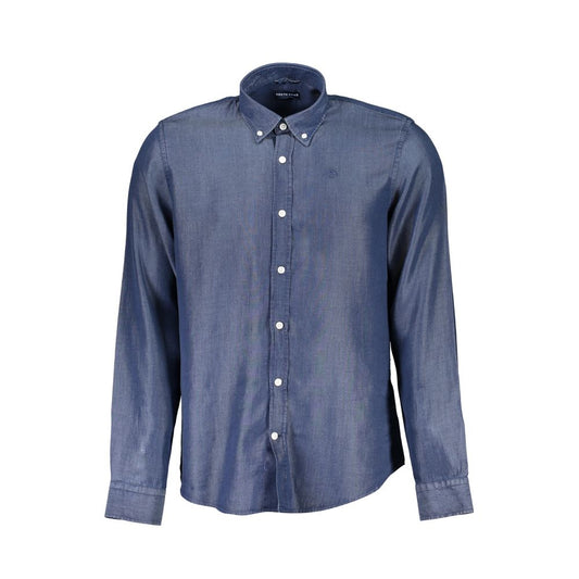 North Sails Blue Lyocell Shirt - S