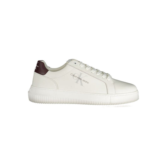 Calvin Klein White Polyester Sneaker - EU40/US7