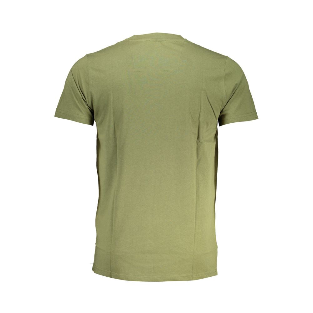 Cavalli Class Green Cotton T-Shirt - M