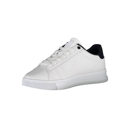 Tommy Hilfiger White Leather Mens Sneaker