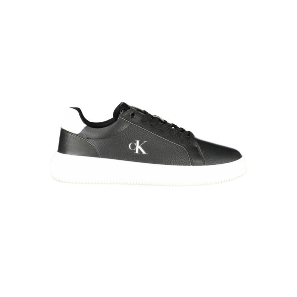 Calvin Klein Black Leather Men Sneaker