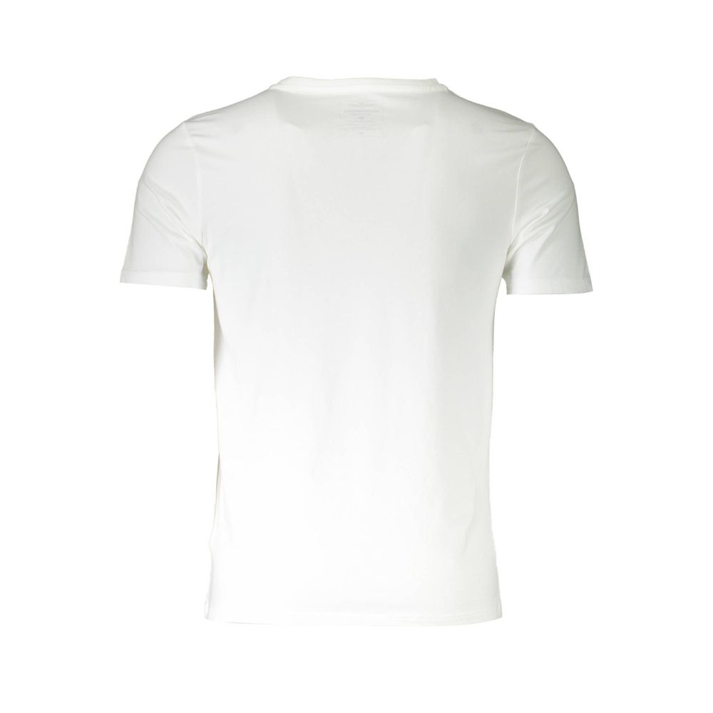 Aeronautica Militare White Cotton T-Shirt - M