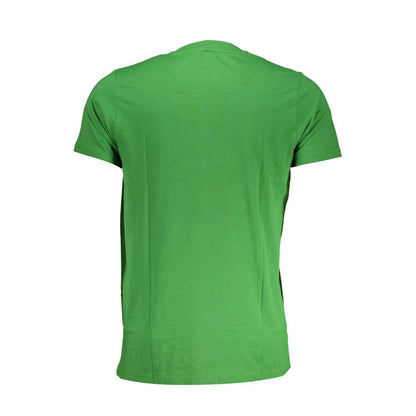 Cavalli Class Green Cotton T-Shirt - M