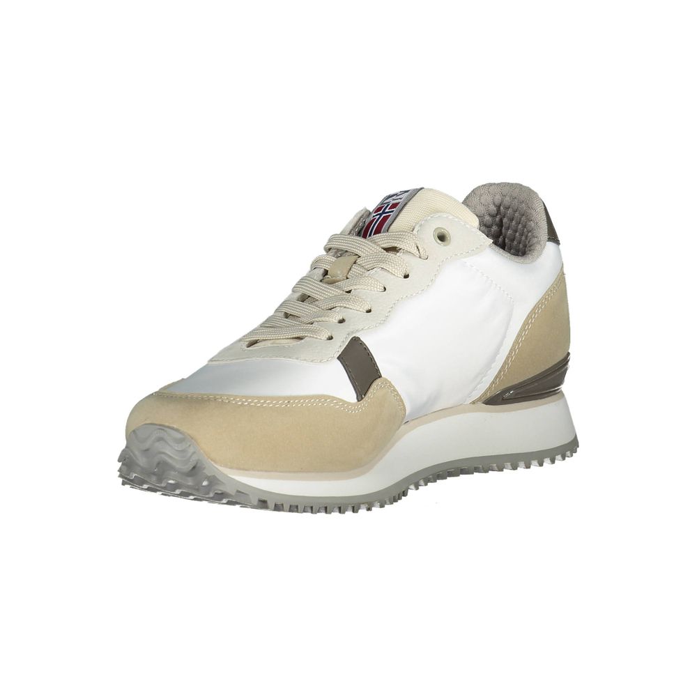 Napapijri White Polyester Men Sneaker