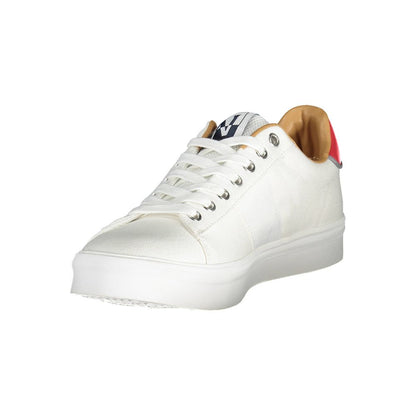 Napapijri White Polyester Mens Sneaker