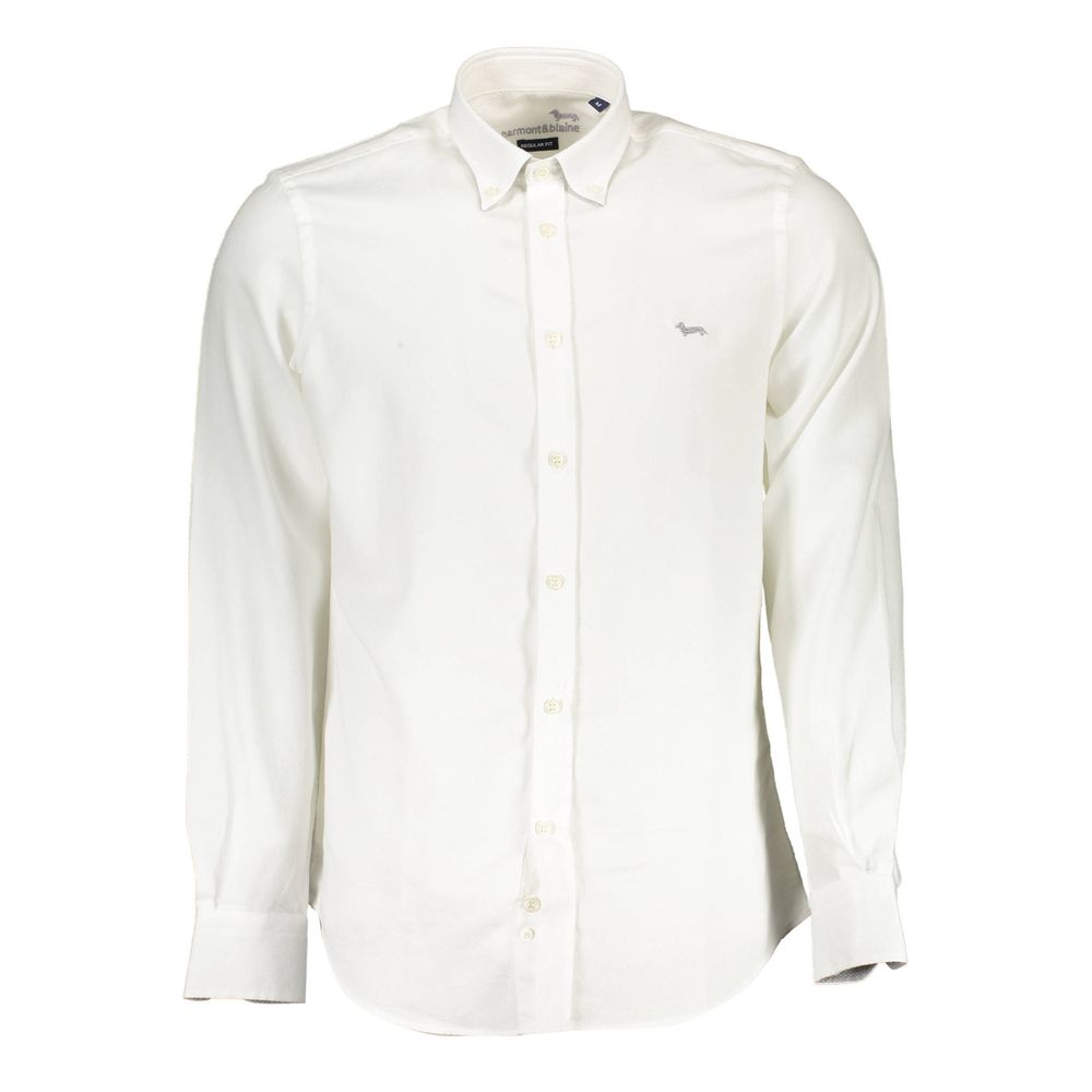 Harmont & Blaine White Cotton Men Shirt - XL