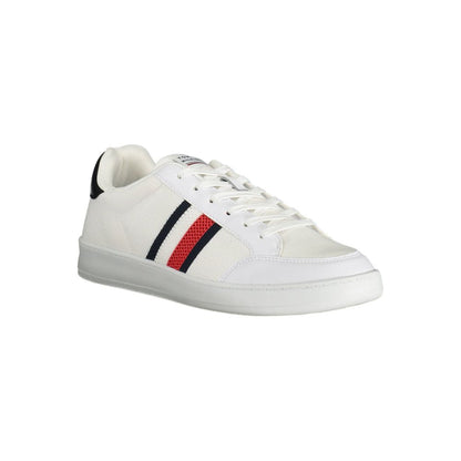 Tommy Hilfiger White Polyester Men Sneaker - EU44/US11