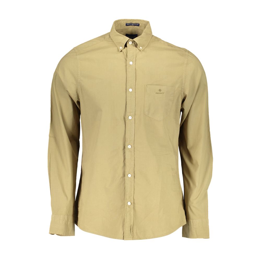 Gant Green Organic Cotton Men Shirt