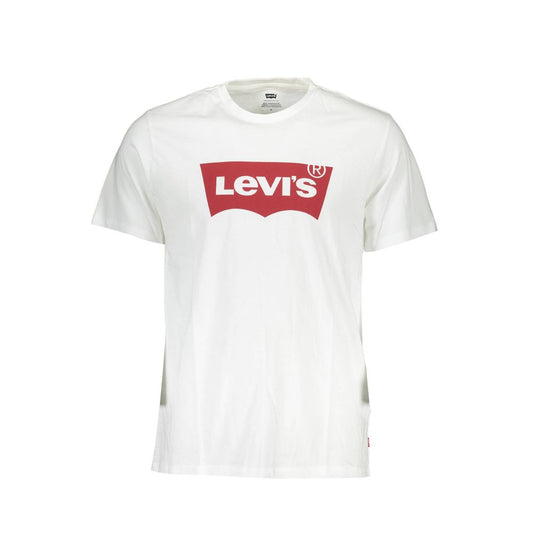 Levi’s White Cotton Men T-Shirt