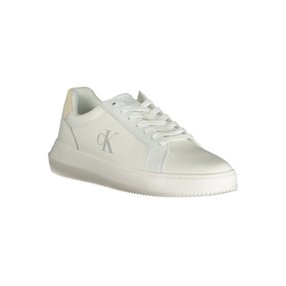 Calvin Klein White Polyethylene Men Sneaker