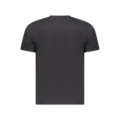 North Sails Black Cotton Men T-Shirt