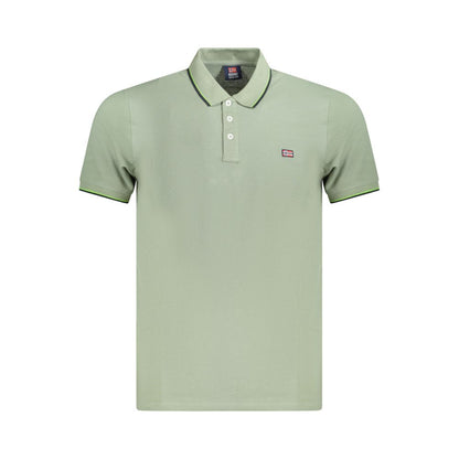 Norway 1963 Green Cotton Men Polo Shirt