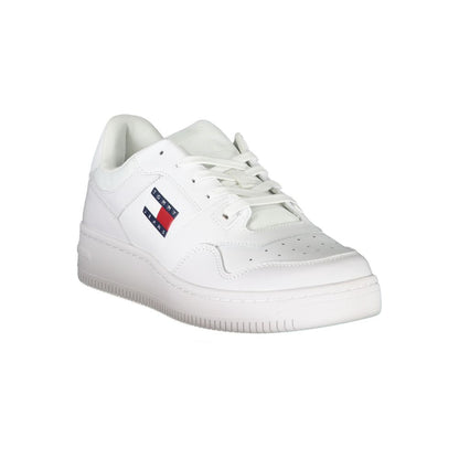 Tommy Hilfiger White Leather Men Sneaker