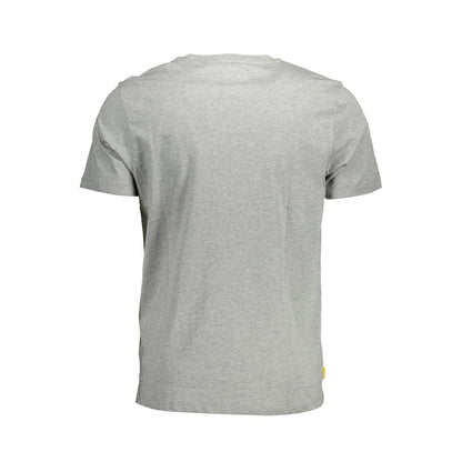 Timberland Gray Cotton Men T-Shirt