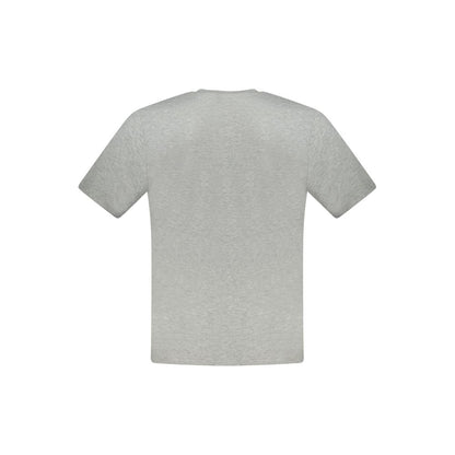 North Sails Gray Cotton Men T-Shirt