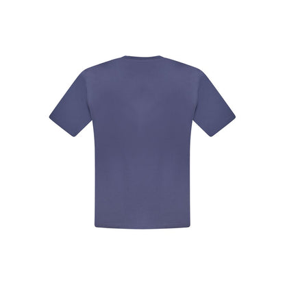 North Sails Blue Cotton Men T-Shirt