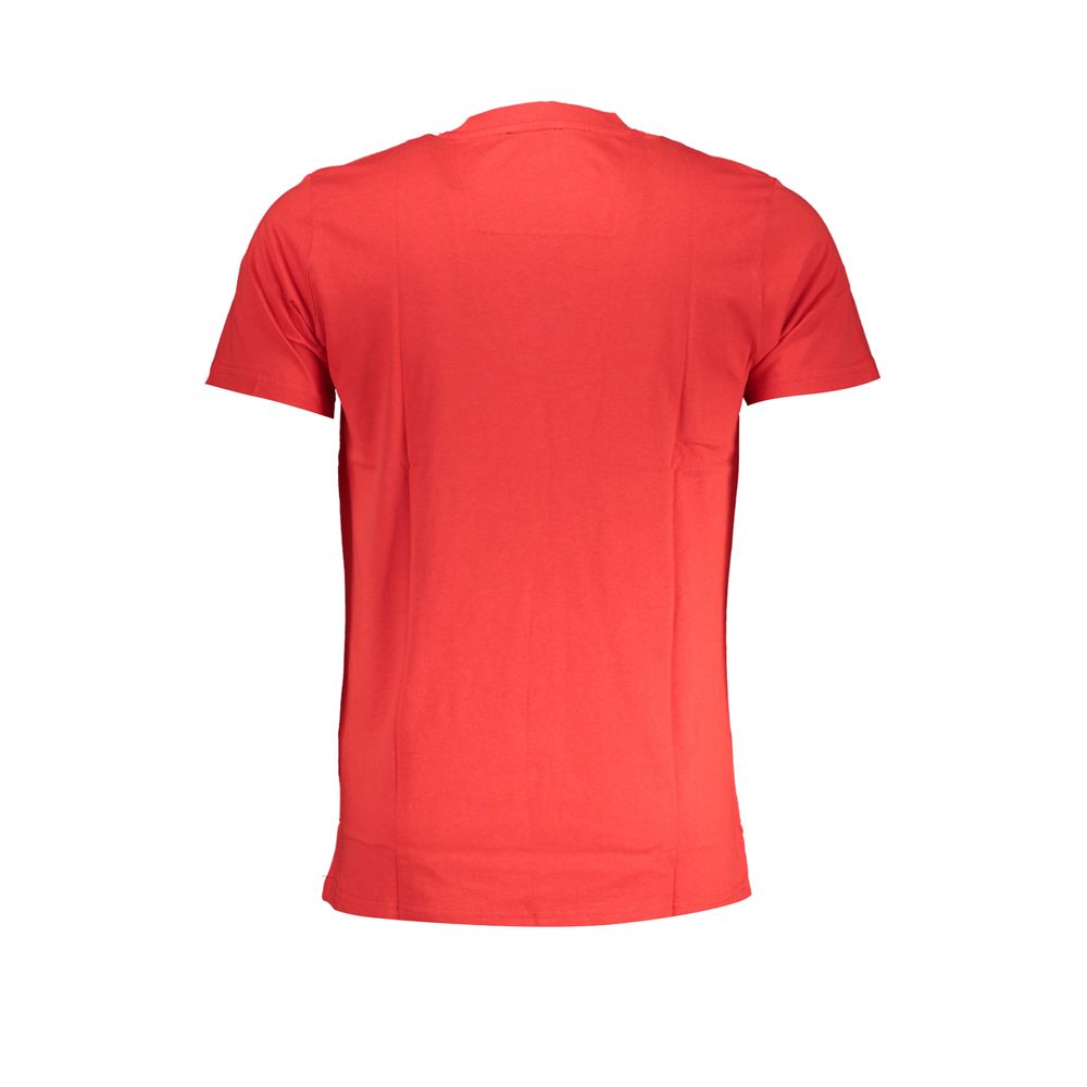 Cavalli Class Red Cotton T-Shirt