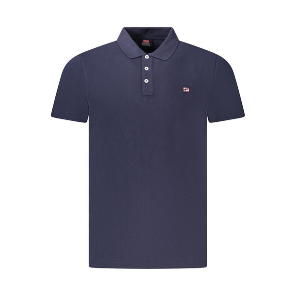 Norway 1963 Blue Cotton Polo Shirt