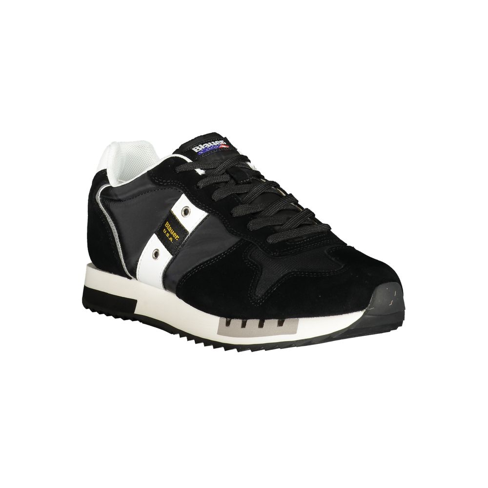 Blauer Black Polyester Men Sneaker