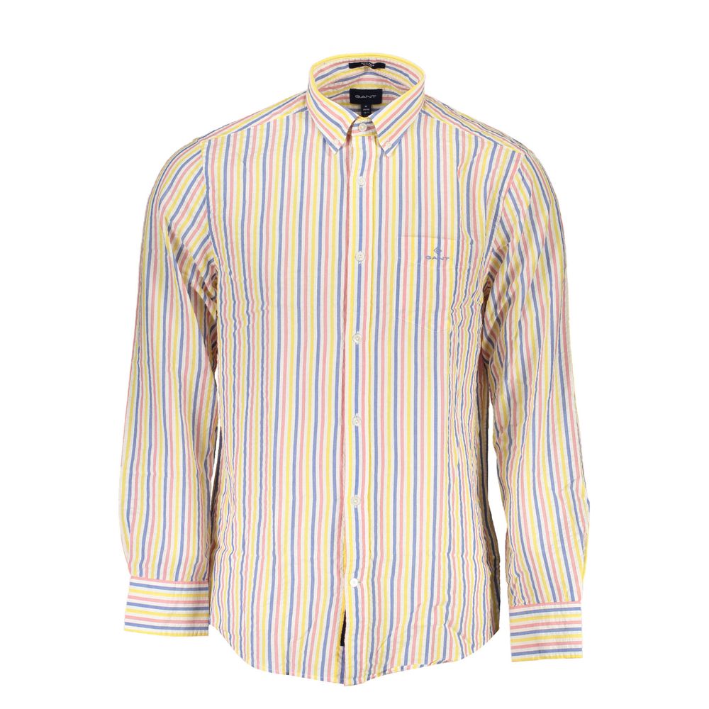 Gant White Cotton Men Shirt