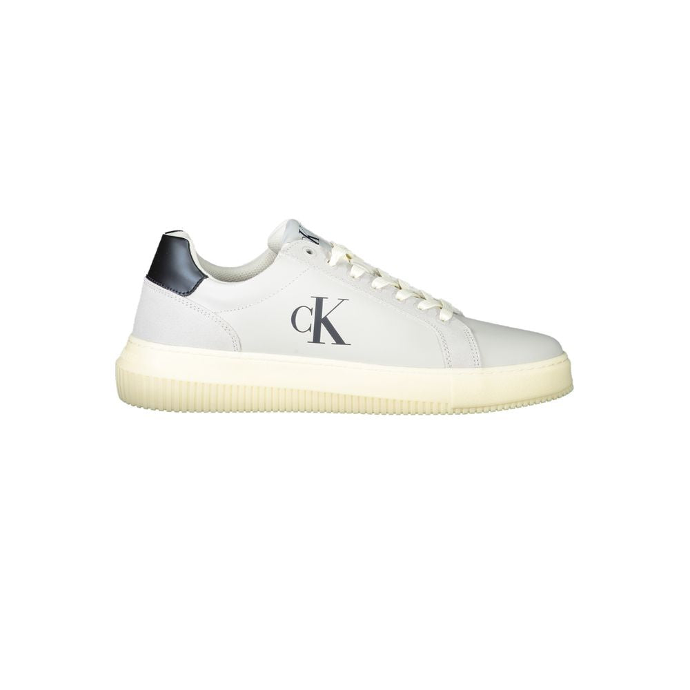 Calvin Klein Gray Polyethylene Men Sneaker