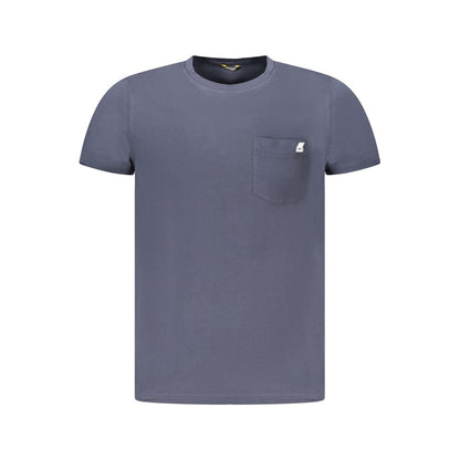 K-WAY Blue Cotton Men T-Shirt