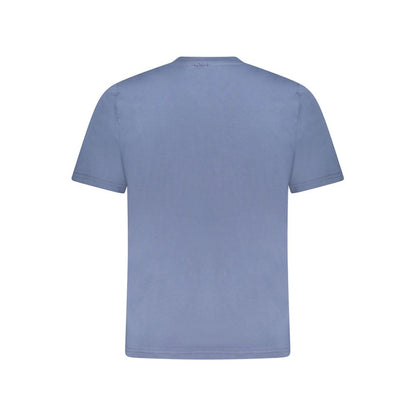 North Sails Blue Cotton Men T-Shirt