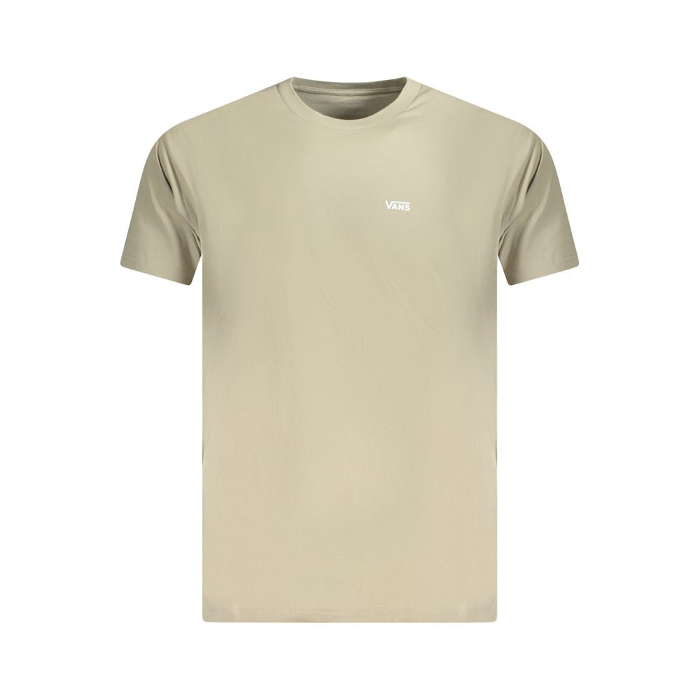 Vans Beige Cotton Men T-Shirt