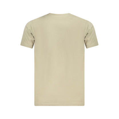 Vans Beige Cotton Men T-Shirt