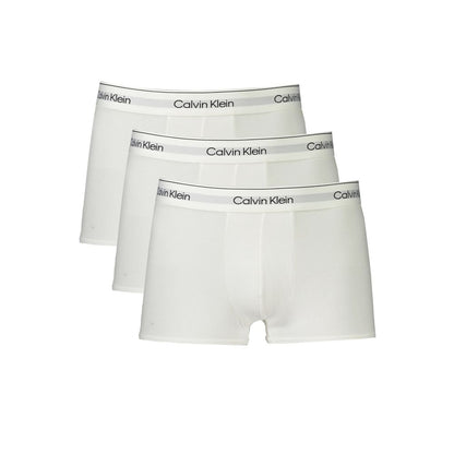 Calvin Klein White Cotton Men Boxer Short