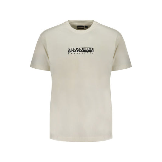 Napapijri White Cotton T-Shirt