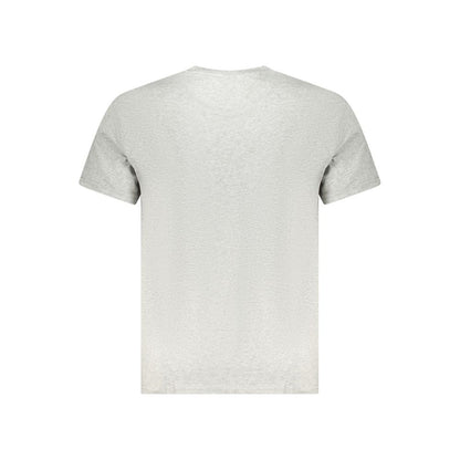 Tommy Hilfiger Gray Cotton Men T-Shirt