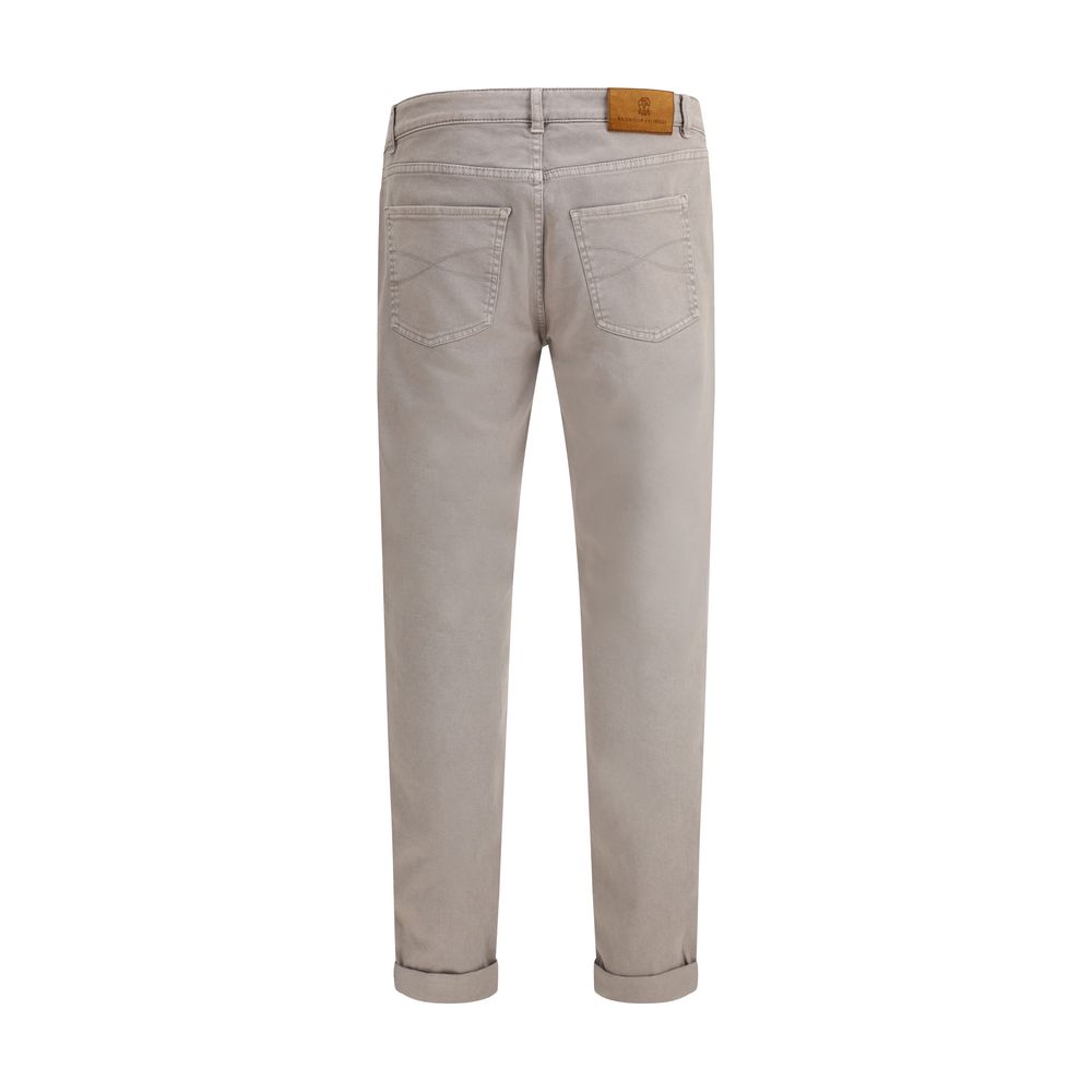 Brunello Cucinelli Jeans with turn-up hem