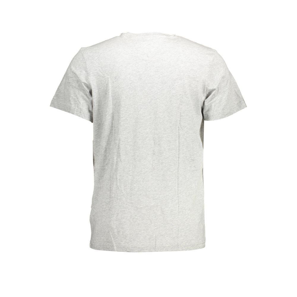 Tommy Hilfiger Gray Cotton Men T-Shirt