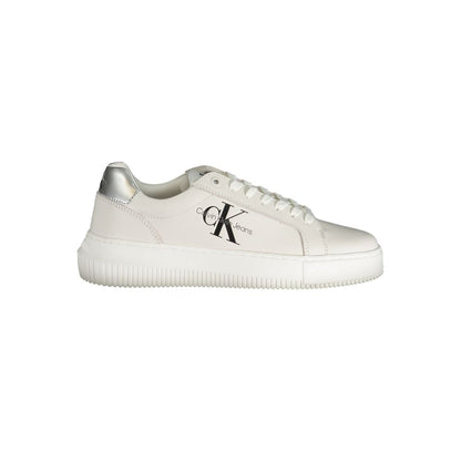 Calvin Klein White Polyester Sneaker