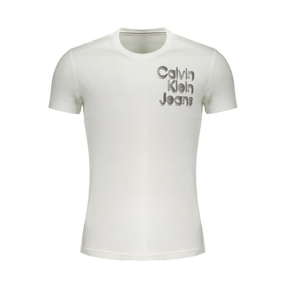 Calvin Klein White Cotton T-Shirt