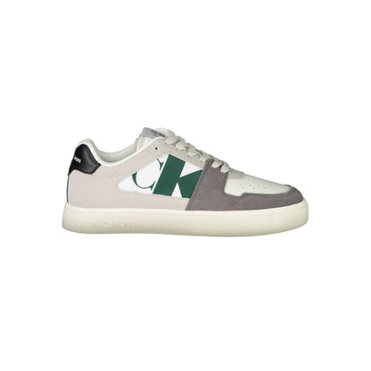 Calvin Klein White Polyester Men Sneaker