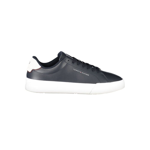 Tommy Hilfiger Blue Leather Men Sneaker