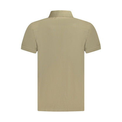 Timberland Brown Cotton Men Polo Shirt