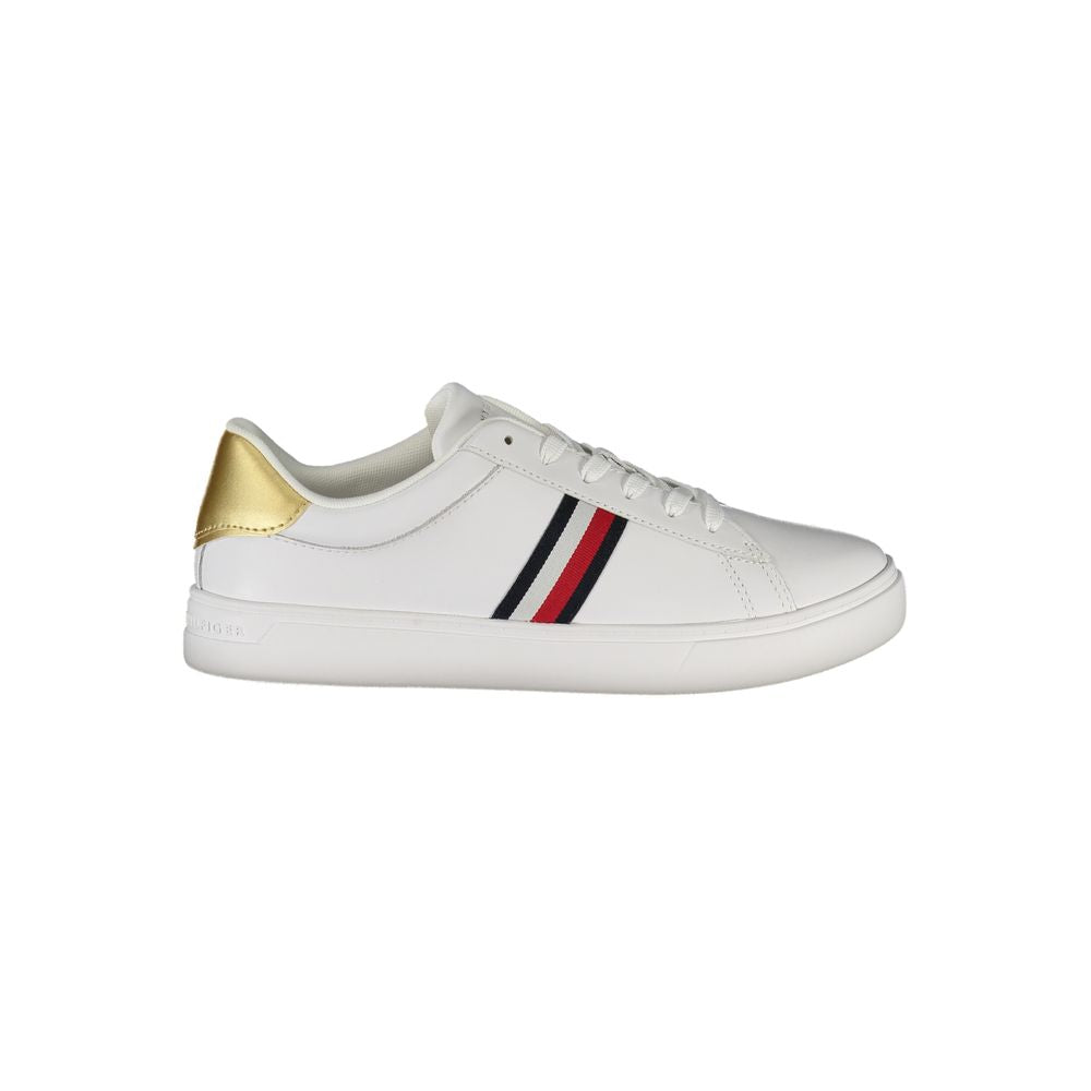 Tommy Hilfiger White Leather Women Sneaker